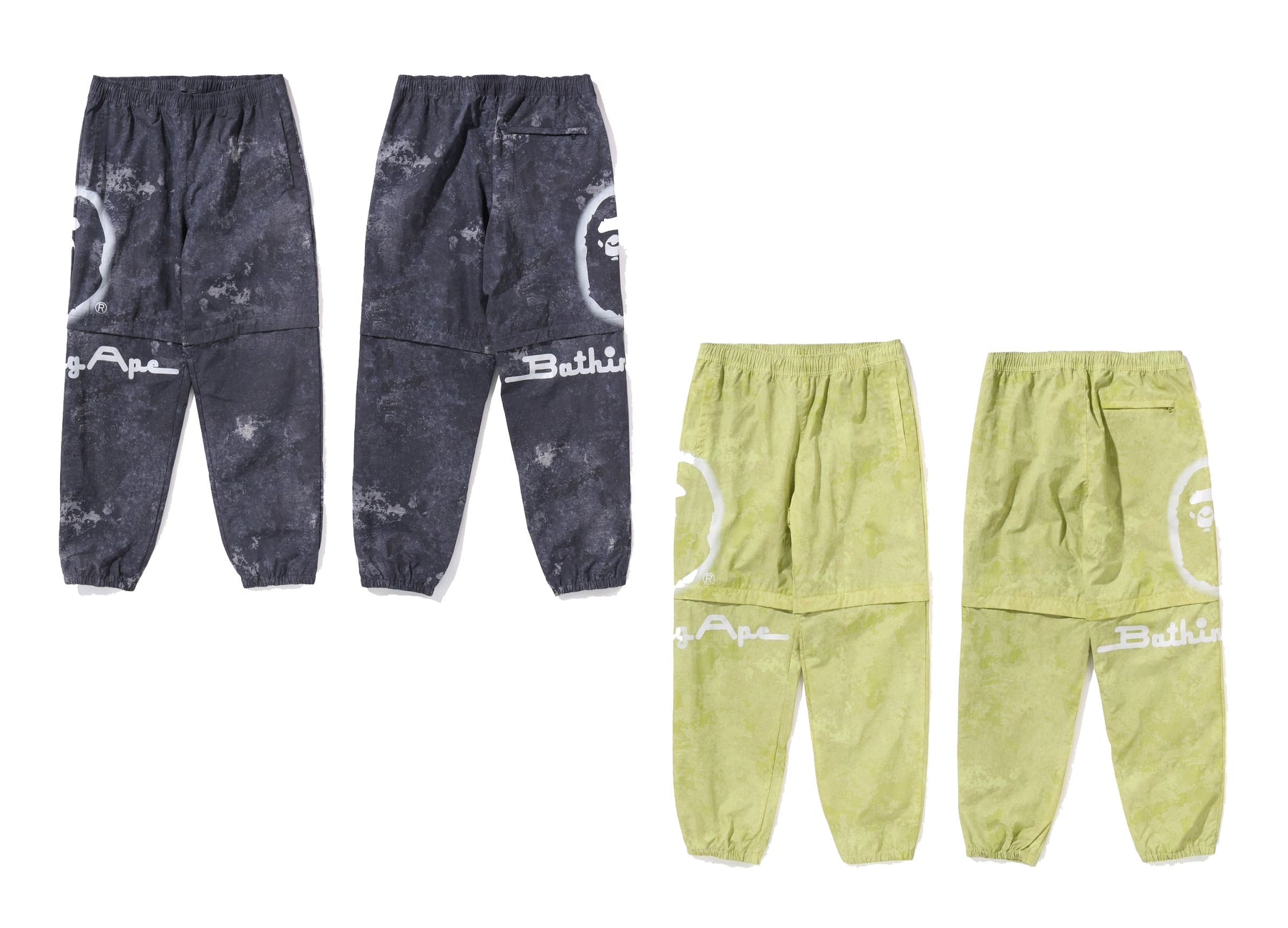 A BATHING APE DETACHABLE PANTS – happyjagabee store