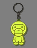 A BATHING APE BABY MILO REFLECTIVE KEYCHAIN