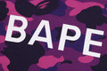 A BATHING APE Ladies' BAPE LOGO COLOR CAMO SLIM TEE