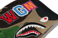 A BATHING APE ABC CAMO CROCHET SHARK RELAXED FIT FULL ZIP HOODIE