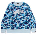 A BATHING APE ABC CAMO RHINE STONE BAPE STA CREWNECK SWEAT SHIRT