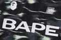 A BATHING APE CREEN CAMO FOOTBALL LOGO RELAXED FIT CREWNECK - happyjagabee store