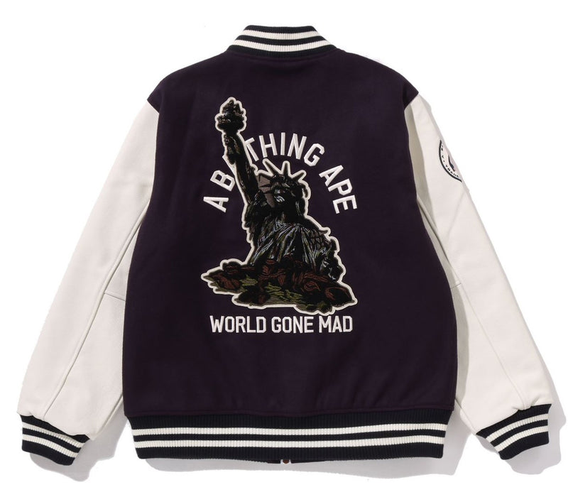 A BATHING APE A BATHING APE VARSITY JACKET
