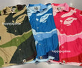 A BATHING APE MEGA ABC CAMO MESH SHIRT