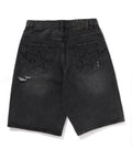 A BATHING APE STA RELAXED FIT DENIM SHORTS