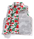 A BATHING APE BAPE x PAGANI SOLID CAMO LOGO DOWN VEST