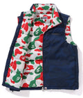 A BATHING APE BAPE x PAGANI SOLID CAMO LOGO DOWN VEST