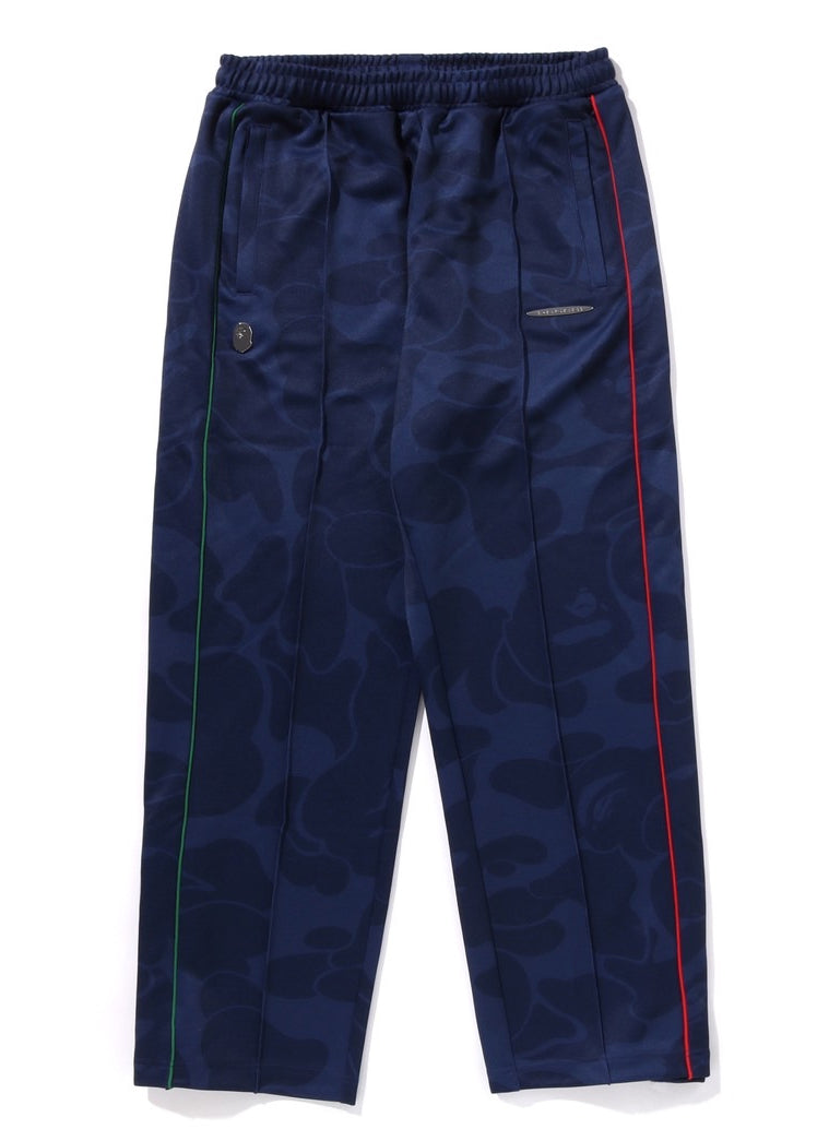 A BATHING APE BAPE x PAGANI SOLID CAMO LOGO RELAXED FIT TRACK PANTS