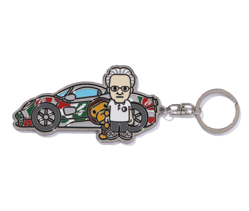 A BATHING APE BAPE x PAGANI CAMO KEYCHAIN