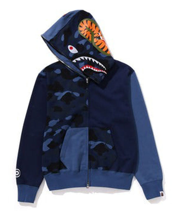 パーカー COLOR CAMO SHARK FULL ZIP HOODIE レディース A BATHING APE Ladies' COLOR CAMO SHARK FULL ZIP HOODIE