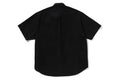 A BATHING APE 1ST CAMO APPLIQUE OXFORD SS SHIRT