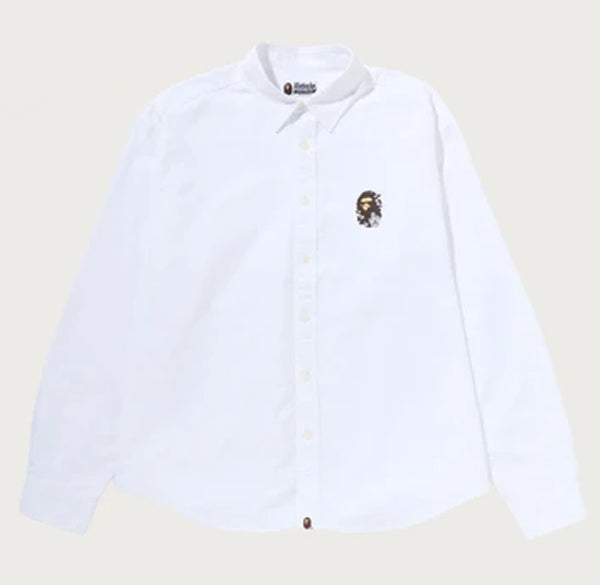 A BATHING APE GO APE POINTER EMBROIDERY SHIRT ( ONLINE EXCLUSIVE )