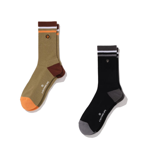A BATHING APE BABY MILO LINE SOCKS