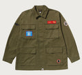 A BATHING APE MULTI MOTIF RELAXED FIT LS SHIRT