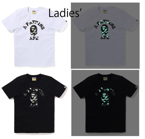 A BATHING APE Ladies' CITY CAMO COLLEGE TEE