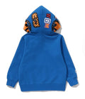 A BATHING APE BAPE KIDS MILO SHARK ZIP HOODIE - happyjagabee store