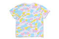 A BATHING APE Ladies' NEW MULTI CAMO ONE POINT MINI TEE - happyjagabee store