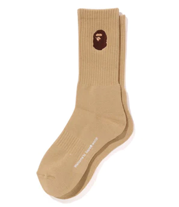 A BATHING APE APE HEAD ONE POINT SOCKS -ONLINE EXCLUSIVE-