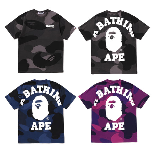 A BATHING APE MEGA COLOR CAMO RELAXED FIT TEE