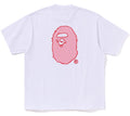 A BATHING APE HAND DRAW BAPE LOGO RELAXED FIT TEE