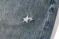 A BATHING APE STA RELAXED FIT DENIM SHORTS