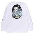 A BATHING APE MOON PHOTO L/S TEE