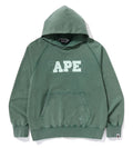 A BATHING APE WASHED EFFECT RELAXED FIT PULLOVER HOODIE