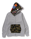 A BATHING APE SHARK FULL ZIP HOODIE