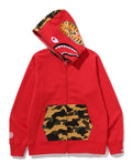 A BATHING APE SHARK FULL ZIP HOODIE