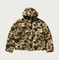 A BATHING APE COLOR CAMO DOWN JACKET