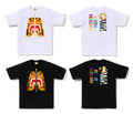 A BATHING APE COLORS TIGER TEE