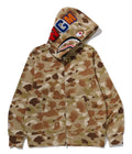 A BATHING APE GRADATION CAMO SHARK FULL ZIP HOODIE