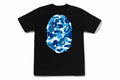 A BATHING APE Ladies' ABC CAMO BIG APE HEAD TEE