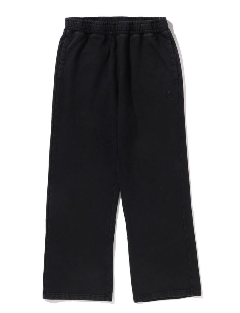 A BATHING APE ONE POINT GARMENT DYE RELAXED FIT SWEAT PANTS - happyjagabee store