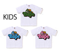 A BATHING APE BAPE KIDS SHARK MILO ON BAPE TEE