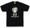 A BATHING APE HYBRID CAMO BABY MILO TEE