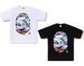 A BATHING APE FIREWORK APE HEAD PHOTO TEE