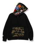 A BATHING APE SHARK FULL ZIP HOODIE