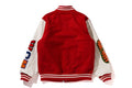 A BATHING APE SHARK VARSITY JACKET