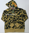 A BATHING APE 1ST CAMO SHARK FULL ZIP HOODIE