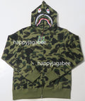 A BATHING APE 1ST CAMO SHARK FULL ZIP HOODIE