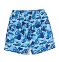 A BATHING APE ABC CAMO APE HEAD ONE POINT BEACH SHORTS
