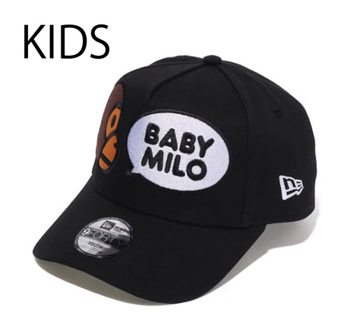 A BATHING APE BAPE KIDS BIG BABY MILO NEW ERA 9 FORTY CAP