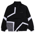 A BATHING APE COLOR BLOCKING METAL LOGO PIN TRACK JACKET
