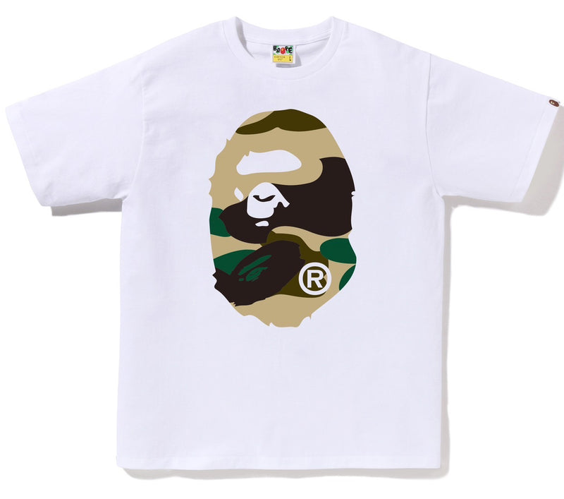 A BATHING APE GIANT 1ST CAMO BIG APE HEAD TEE - happyjagabee store