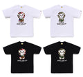 A BATHING APE HYBRID CAMO BABY MILO TEE