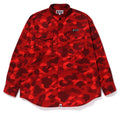 A BATHING APE COLOR CAMO CPO SHIRT RELAXED FIT