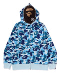 A BATHING APE ABC CAMO 2ND APE FULL ZIP HOODIE