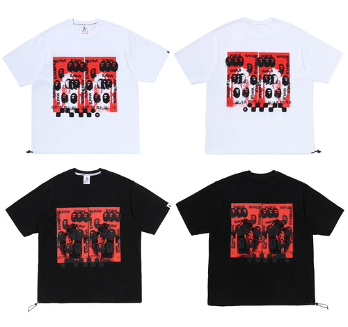 A BATHING APE BAPE BY KAZUKI KURAISHI "SPACE SHIP" SHORT SLEEVES TEE