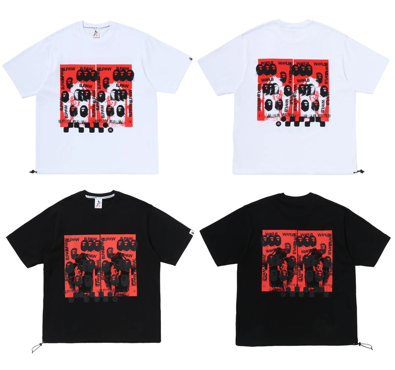A BATHING APE BAPE BY KAZUKI KURAISHI "SPACE SHIP" SHORT SLEEVES TEE